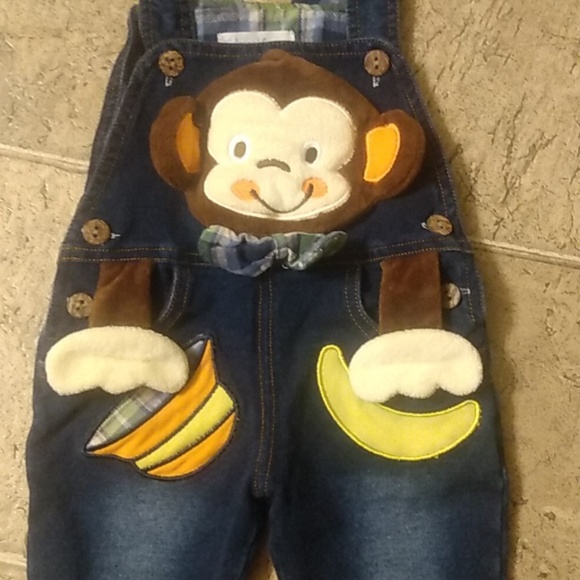 Kidscool Space 3D plush Monkey Overalls - Picture 2 of 7